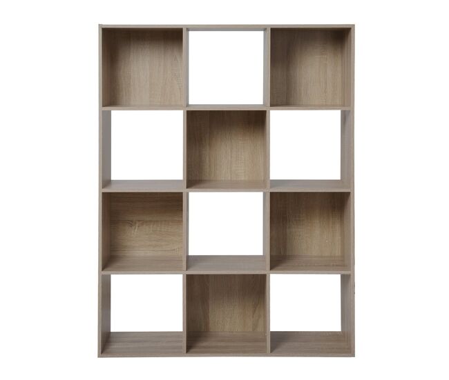 Estantería de almacenamiento con 12 compartimentos - L93 x H124 cm