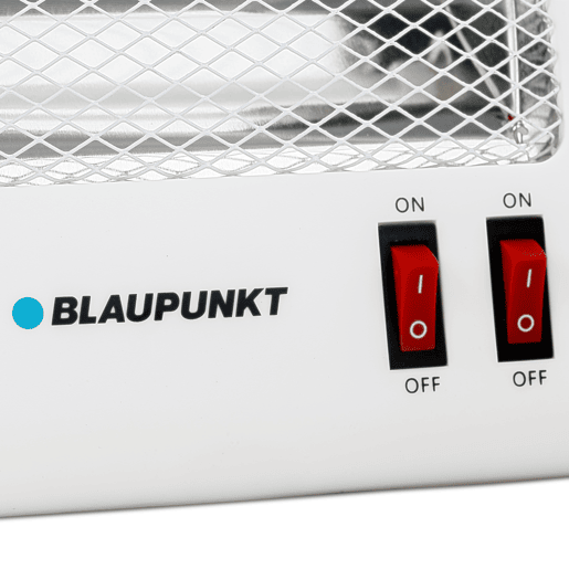 Blaupunkt BP1004 - Fogão Quartzo Dois Tubos 800w 2 Níveis de Potência: 400w - 800w. Proteção térmica, interruptor anti-tombamento.