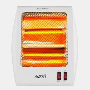 AVANT AV7585 - Fogão Elétrico Quartzo 2 Tubos, 800w. 2 níveis de potência: 400 W - 800 W. Interruptor anti-tombamento, proteção térmica. Cor cinzenta