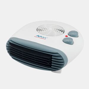 AVANT AV7556 - Aquecedor de ar horizontal de 2.000 W com 2 níveis de potência: 1.000 W - 2.000 W. Função Ventilador, Proteção Térmica. Cor branca
