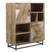 Aparador De Madera De Abeto Con Base De Tubo Metálico Aparador De Madera De Abeto Con Base De Tubo Metálico Madera