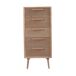 Cómoda de madera de fresno natural de 5 cajones Cómoda de madera de fresno natural de 5 cajones Madera