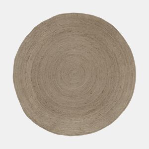 Tapete de juta natural com 120 cm de diâmetro