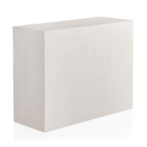 Cômoda de madeira de freixo lavada branca com 1 porta e 3 gavetas Cômoda de madeira de freixo lavada branca com 1 porta e 3 gavetas