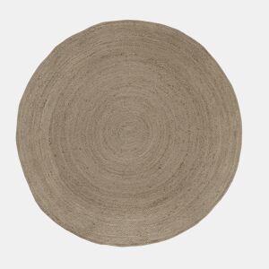 Tapete de juta natural com 150 cm de diâmetro