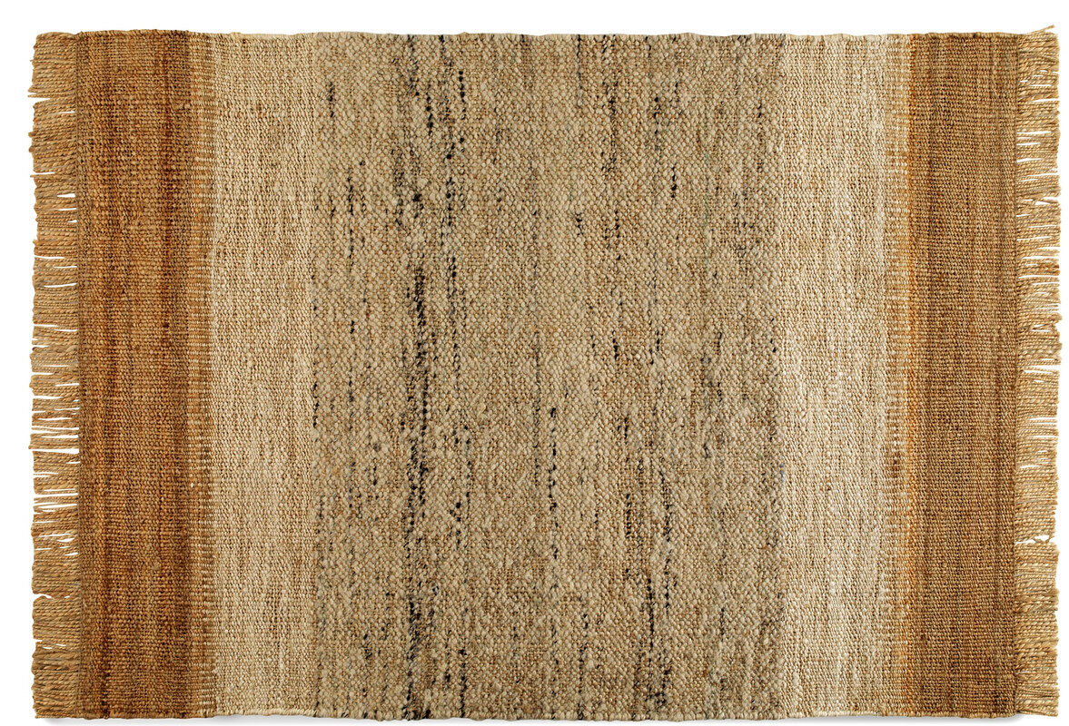 Alfombra de yute/lana 210x270 cm