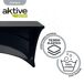 Funda elástica para mesa rectangular Aktive Funda elástica para mesa rectangular Aktive Negro