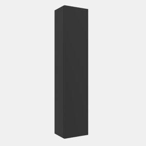 Coluna suspensa para banheiro Bequia Preto Mate 140 x 30 cm | Salgar