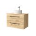 Mueble Baño MORAI 2caj. Lavabo posar 1 poza 80 Mueble Baño MORAI 2caj. Lavabo posar 1 poza 80 Roble
