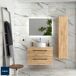 Mueble Baño MORAI 2caj. Lavabo posar 1 poza 80 Mueble Baño MORAI 2caj. Lavabo posar 1 poza 80 Roble