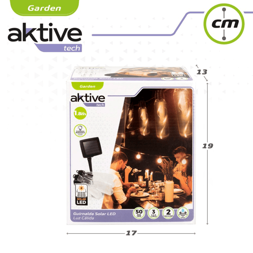 Lâmpada de exterior de LEDs com grinalda Aktive Lâmpada de exterior de LEDs com grinalda Aktive