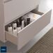 Mueble de baño 2 cajones y 2 huecos - Lavabo integrado 100 Mueble de baño 2 cajones y 2 huecos - Lavabo integrado 100 Blanco