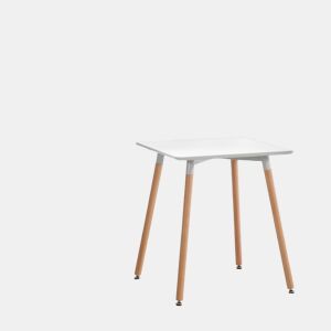 Mesa de Cocina Viborg Madera Blanco 60X60X70 cm
