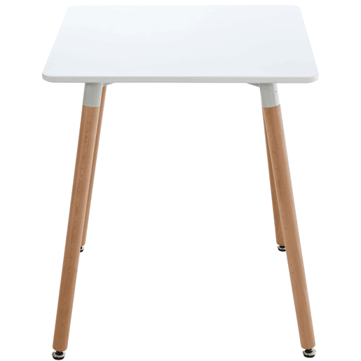 Mesa de Cocina Viborg Madera Blanco 60X60X70 cm