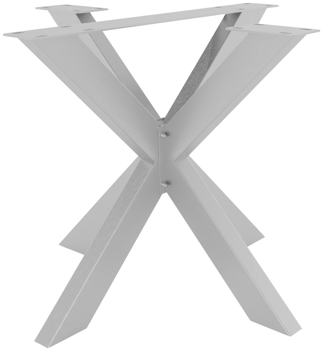 Base para mesa Duncan de acero inoxidable 85x85