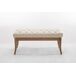 Banco Recibidor Ramses En Madera Clara 100x38 Banco Recibidor Ramses En Madera Clara 100x38 Crema