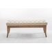 Banco Recibidor Ramses En Madera Clara 120x38 Banco Recibidor Ramses En Madera Clara 120x38 Crema