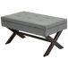 Banco Namaro tapizado en tela con almacenamiento 98x57 Banco Namaro tapizado en tela con almacenamiento 98x57 Gris