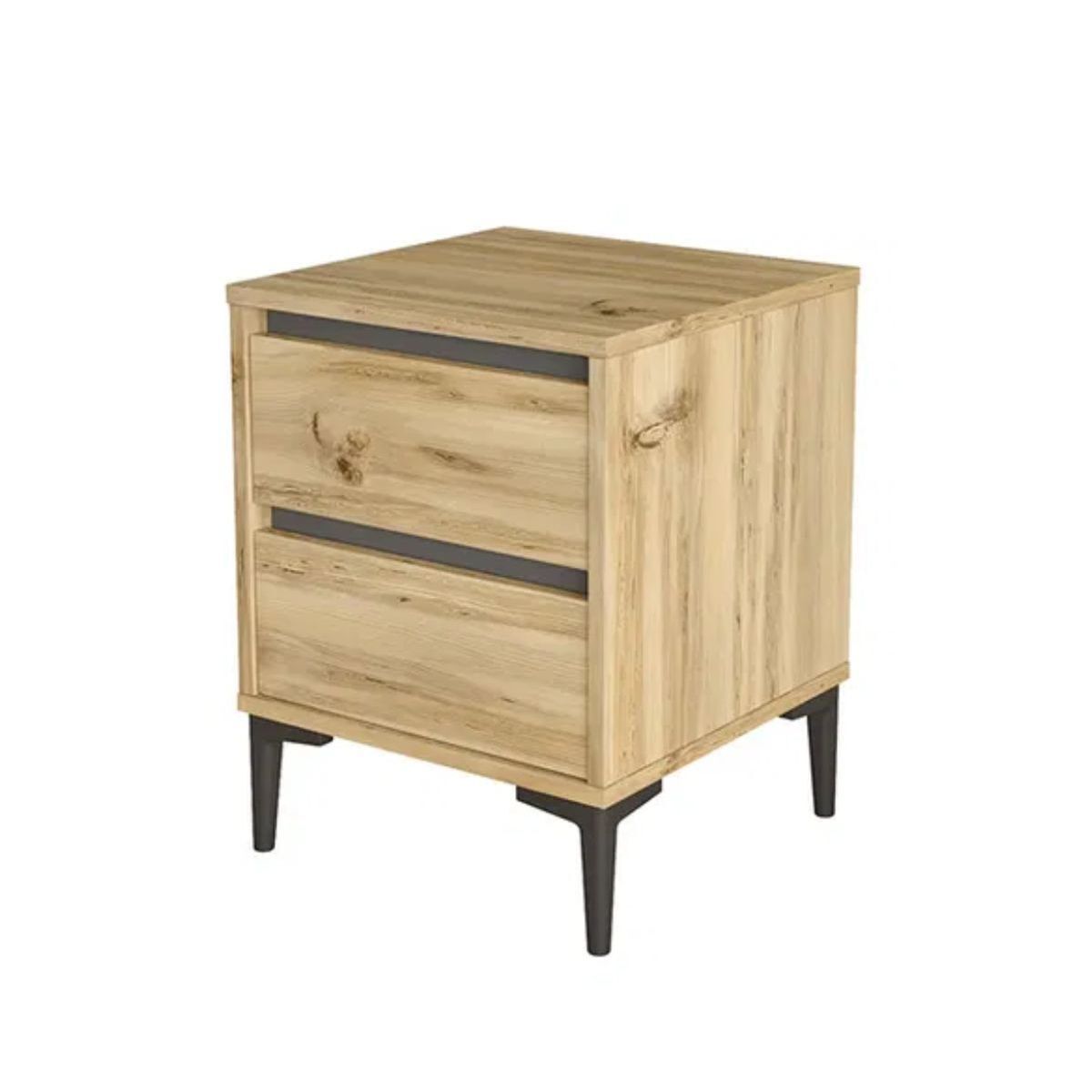 Mesita De Noche 2 Cajones –  Cambrian