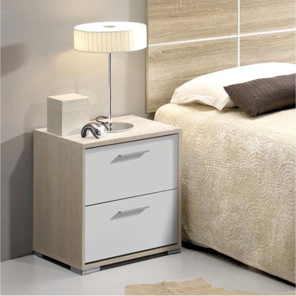 Mesita 2 Cajones Auxiliar