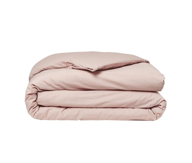 Funda nórdica lisa 100% algodón, calidad 144 hilos. rosado 260x240cm