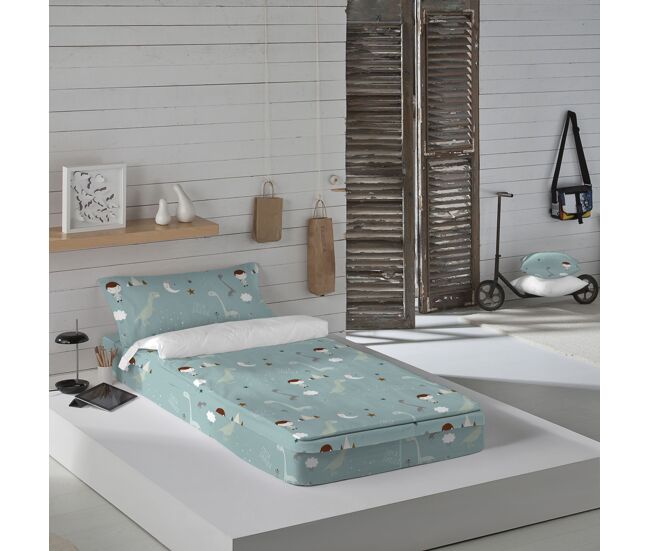 Saco nordico con relleno jurasic green coor cama 90
