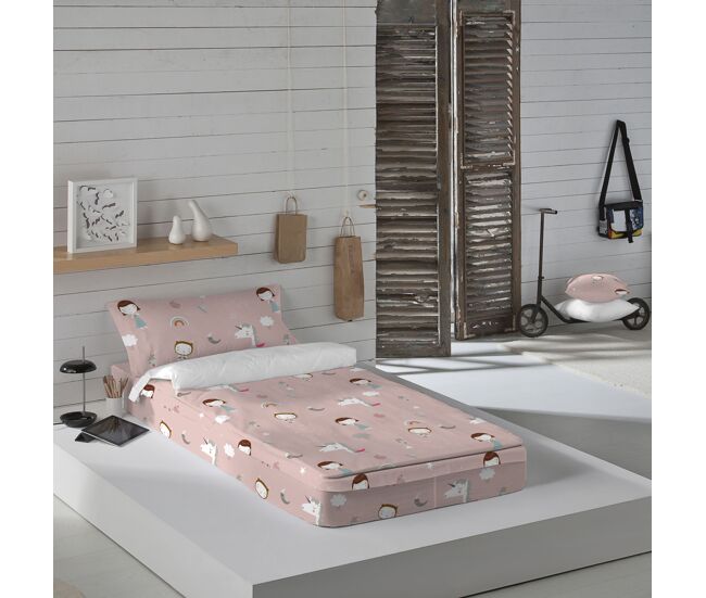 Saco nordico con relleno unicorn white coor cama 90