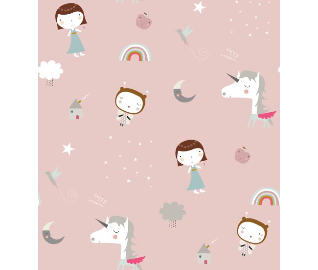 Juego de sábana cuna/maxicuna unicorn white cuna 60 cm