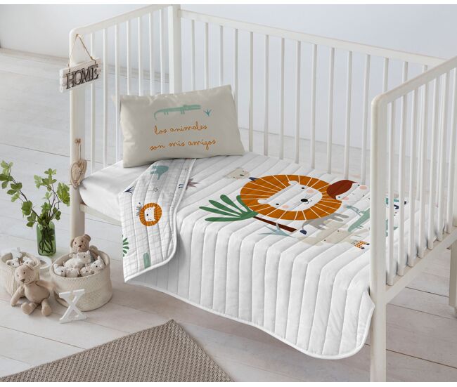Colcha bouti reversible jungla niño 110x130 cm