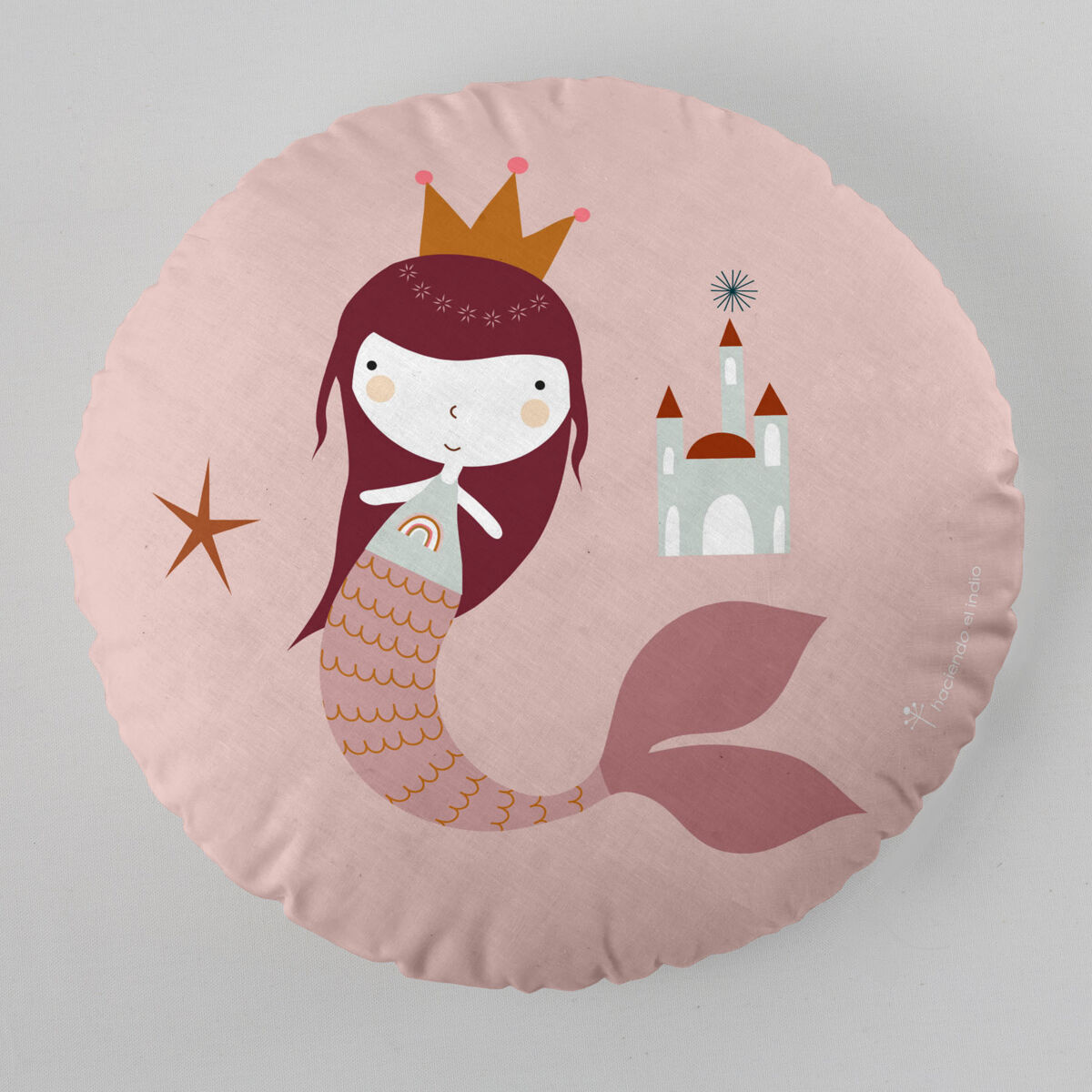 COJIN REDONDO CON RELLENO SEAHORSE