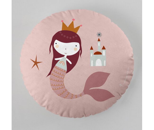 Cojin redondo con relleno seahorse 40 cm diametro