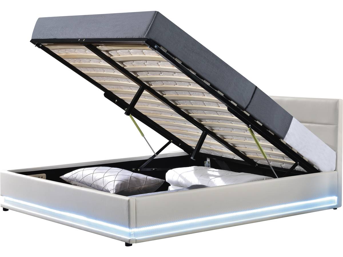 Cama con LED 151x203