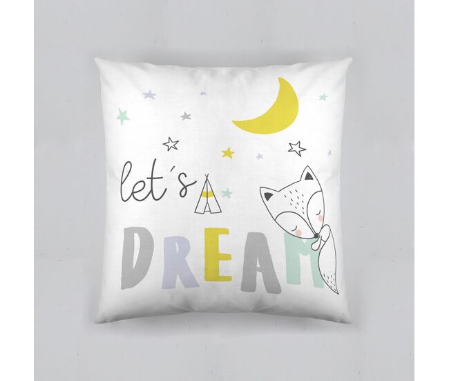 Funda de cojin vacio lets dream 50x50 cm