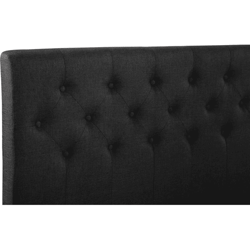 Cama de casal Emmy - 140 x 190 cm - Cinza