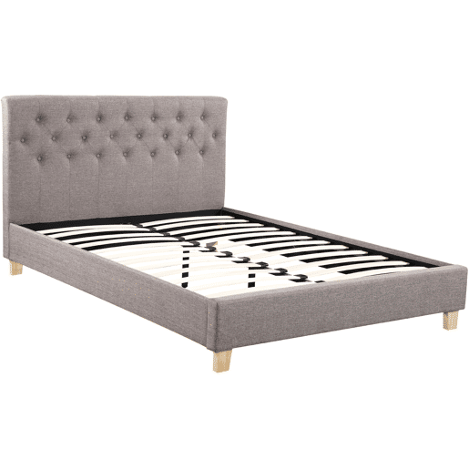 Cama de casal Emmy - 140 x 190 cm - Taupe