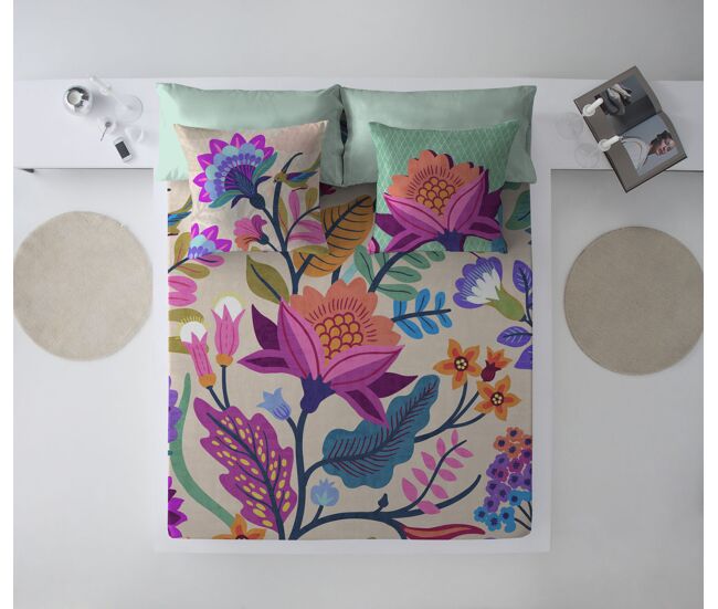 Juego de sábanas marena beig cama 150