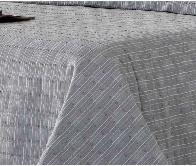 Colcha bouti aina gris cama 135