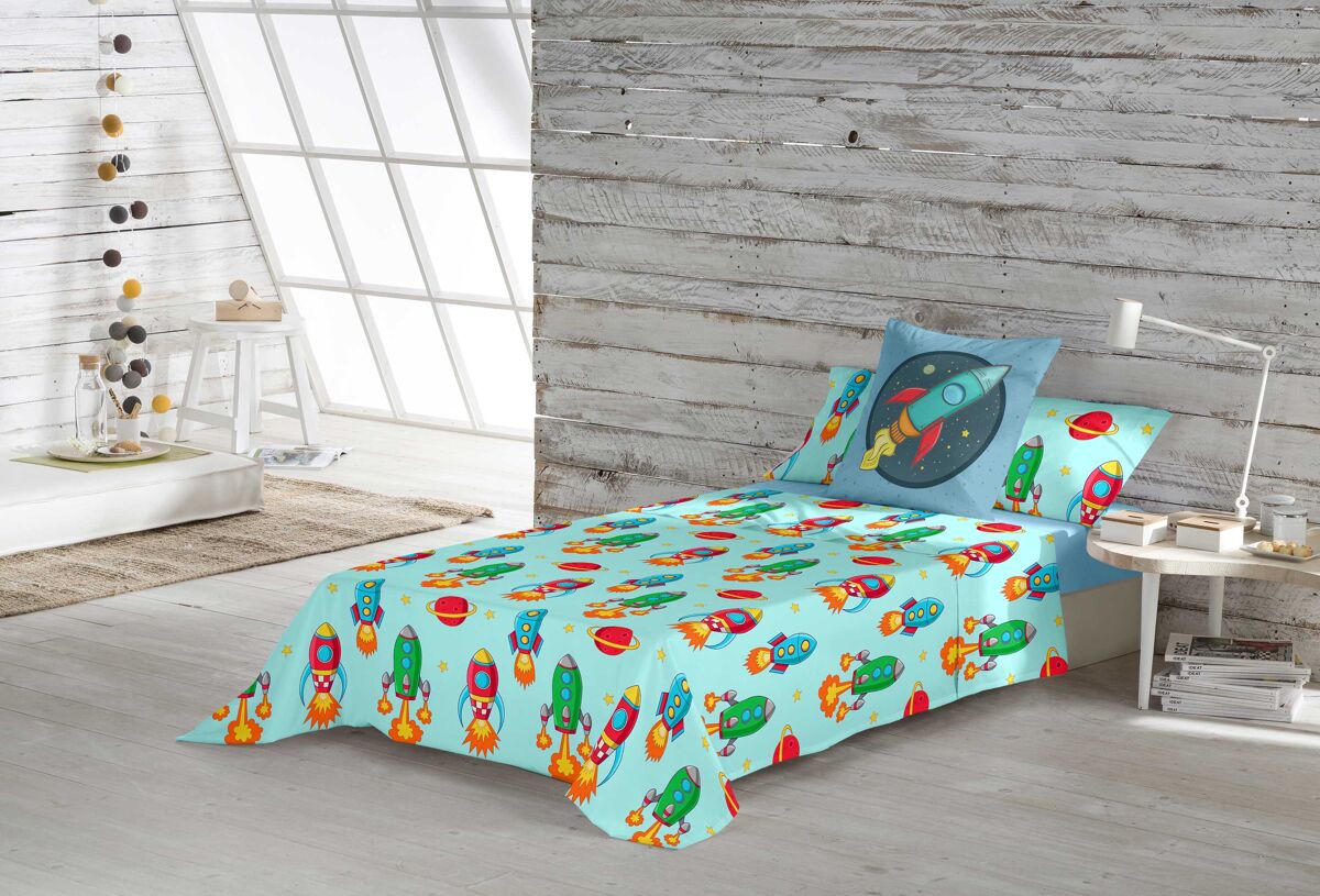 Juego de sábanas gala reverso cama 90