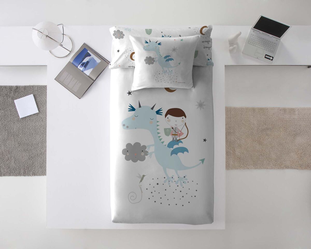 Funda nórdica reversible magic dragon cama 90