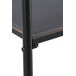 Estantería de 1 cajón con estructura de metal Estantería de 1 cajón con estructura de metal Negro