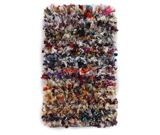 Alfombra de algodón y poliéster 60x120 cm