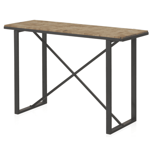 Console De Bloco De Madeira 120 cm Console De Bloco De Madeira 120 cm