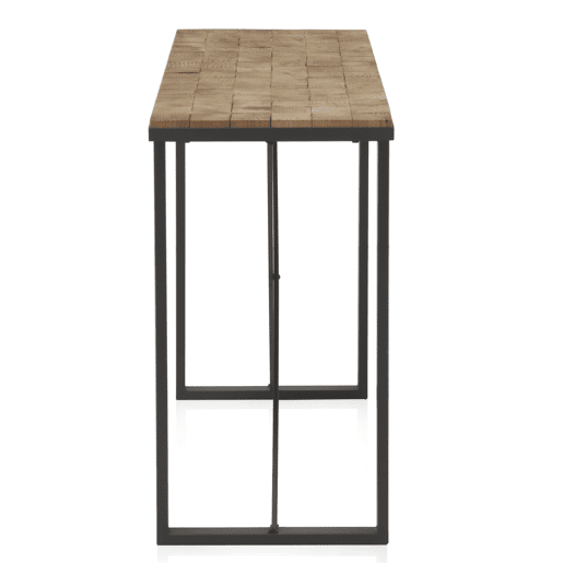 Console De Bloco De Madeira 120 cm Console De Bloco De Madeira 120 cm