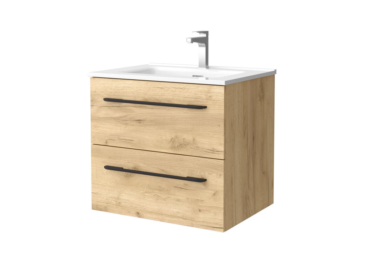 Mueble Baño MORAI 2caj. Lavabo 1 poza 60