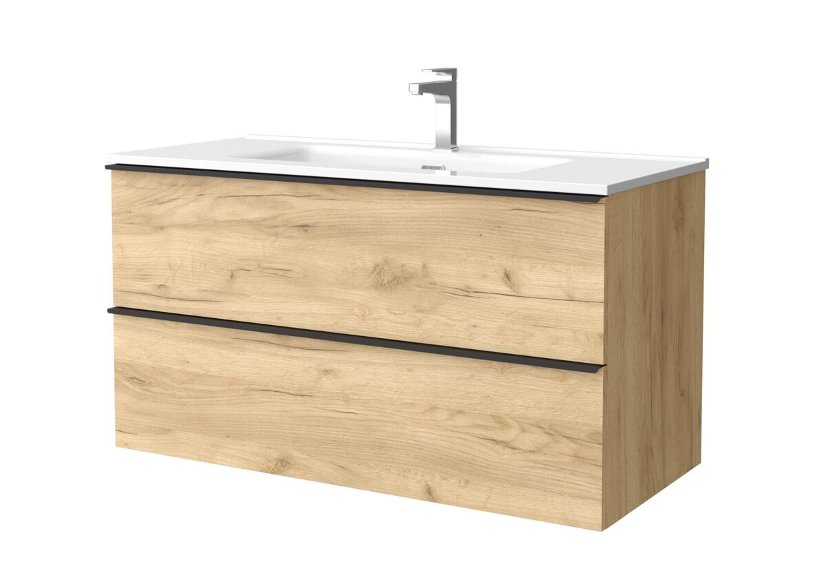 Mueble Baño NABUA 2caj. Lavabo 1 poza 100