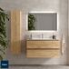 Mueble Baño NABUA 2caj. Lavabo 1 poza 100 Mueble Baño NABUA 2caj. Lavabo 1 poza 100 Roble