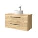 Mueble Baño MORAI 2caj. Lavabo posar 1 poza 100 Mueble Baño MORAI 2caj. Lavabo posar 1 poza 100 Roble