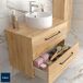 Mueble Baño MORAI 2caj. Lavabo posar 1 poza 100 Mueble Baño MORAI 2caj. Lavabo posar 1 poza 100 Roble