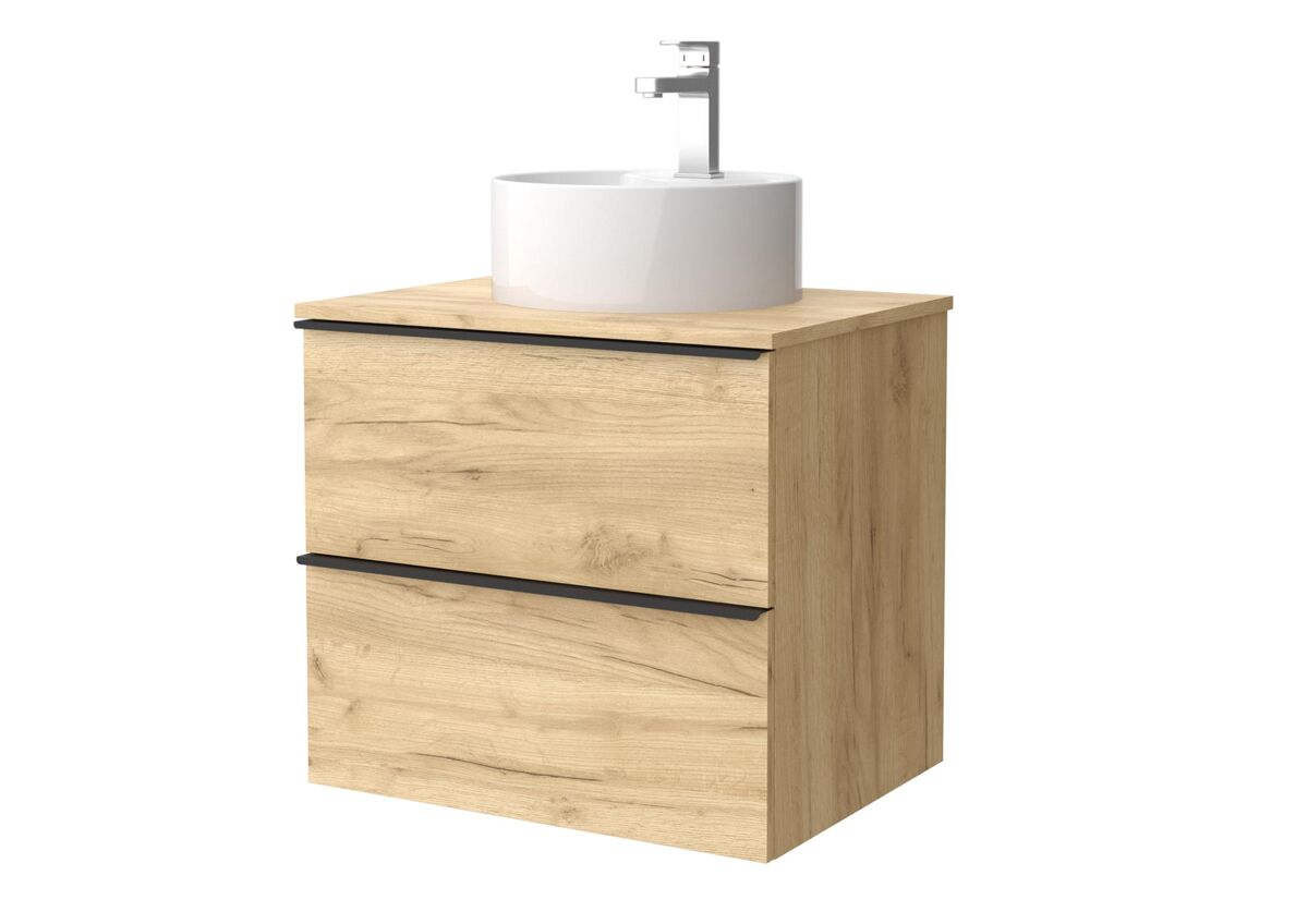 Mueble Baño NABUA 4caj. Lavabo posar 2 pozas 60