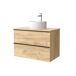 Mueble Baño NABUA 4caj. Lavabo posar 2 pozas 80 Mueble Baño NABUA 4caj. Lavabo posar 2 pozas 80 Roble